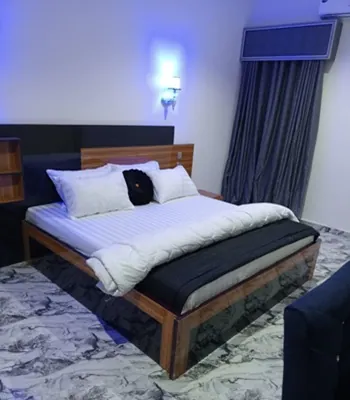 A Super Deluxe bedroom